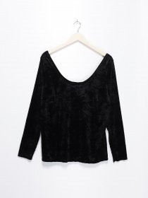 Лонгслив H&M модель 0516631_чорний Фото