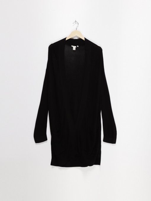 Кардиган H&M модель 0522372_чорний Фото