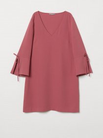 Сукня міді H&M модель 0652742_т.рожевий Фото