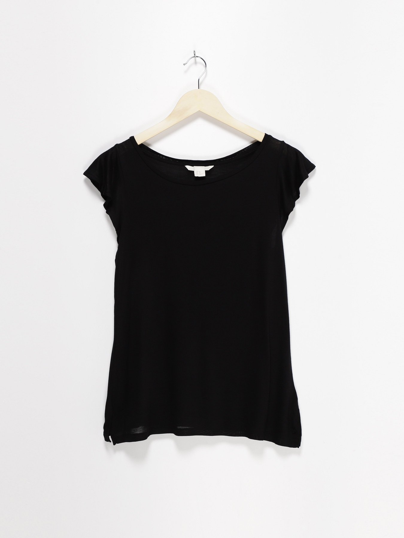 Футболка H&M модель 0524958_чорний Фото