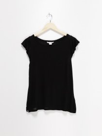 Футболка H&M модель 0524958_чорний Фото