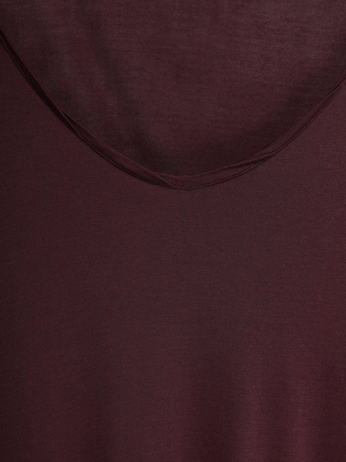 Лонгслив H&M модель 0536970_бордовий Фото