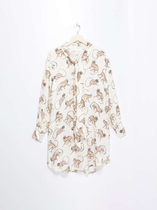 Сукня міні H&M модель 0541917_білий комб. Фото