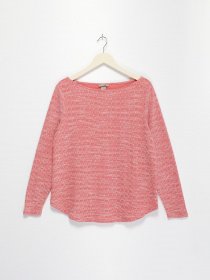 Лонгслив H&M модель 0543723_рожевий комб. Фото