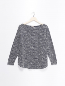 Лонгслив H&M модель 0543723_синій комб. Фото