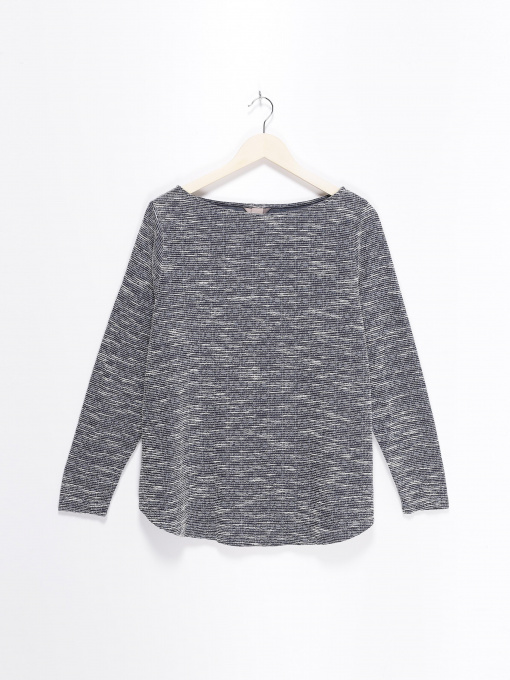 Лонгслів H&M модель 0543723_синій комб. Фото