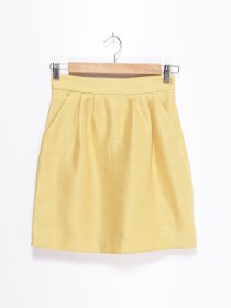 Спідниця міні H&M модель 0544627_жовтий Фото