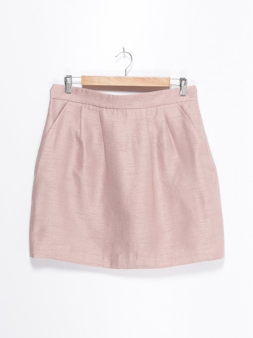 Спідниця міні H&M модель 0544627_с.рожевий Фото