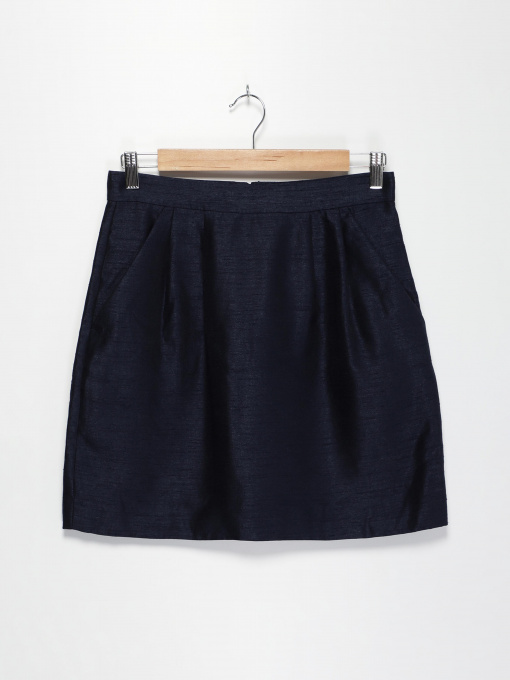 Спідниця міні H&M модель 0544627_т.синій Фото