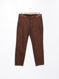 Повседневные штаны H&M модель 0548228_т.коричневий Фото