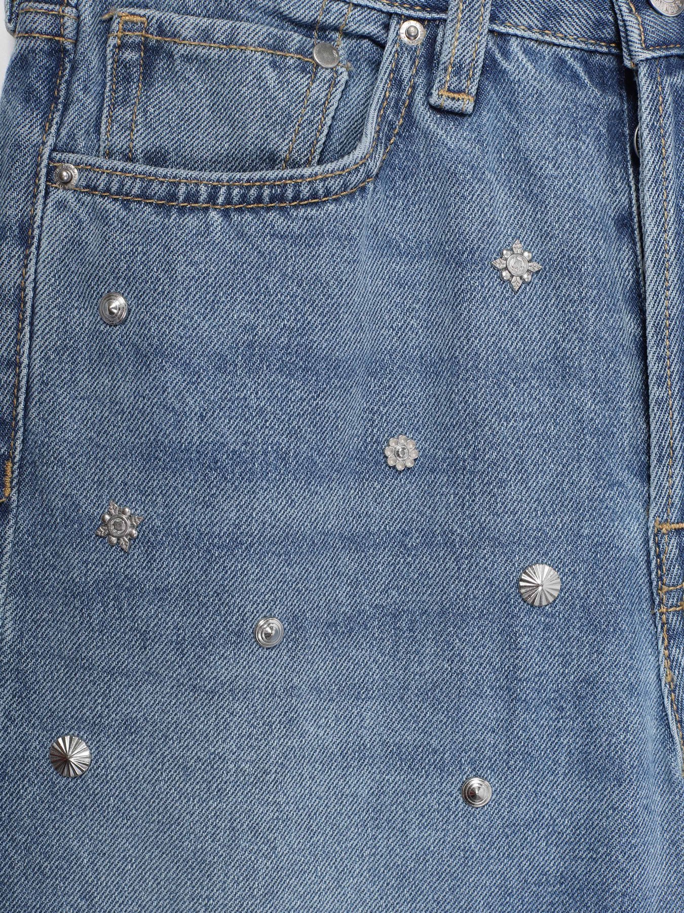 Прямые джинсы H&M модель 0557938_синій Фото