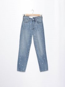 Прямые джинсы H&M модель 0557938_синій Фото