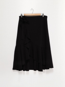 Спідниця міні H&M модель 0563158_чорний Фото