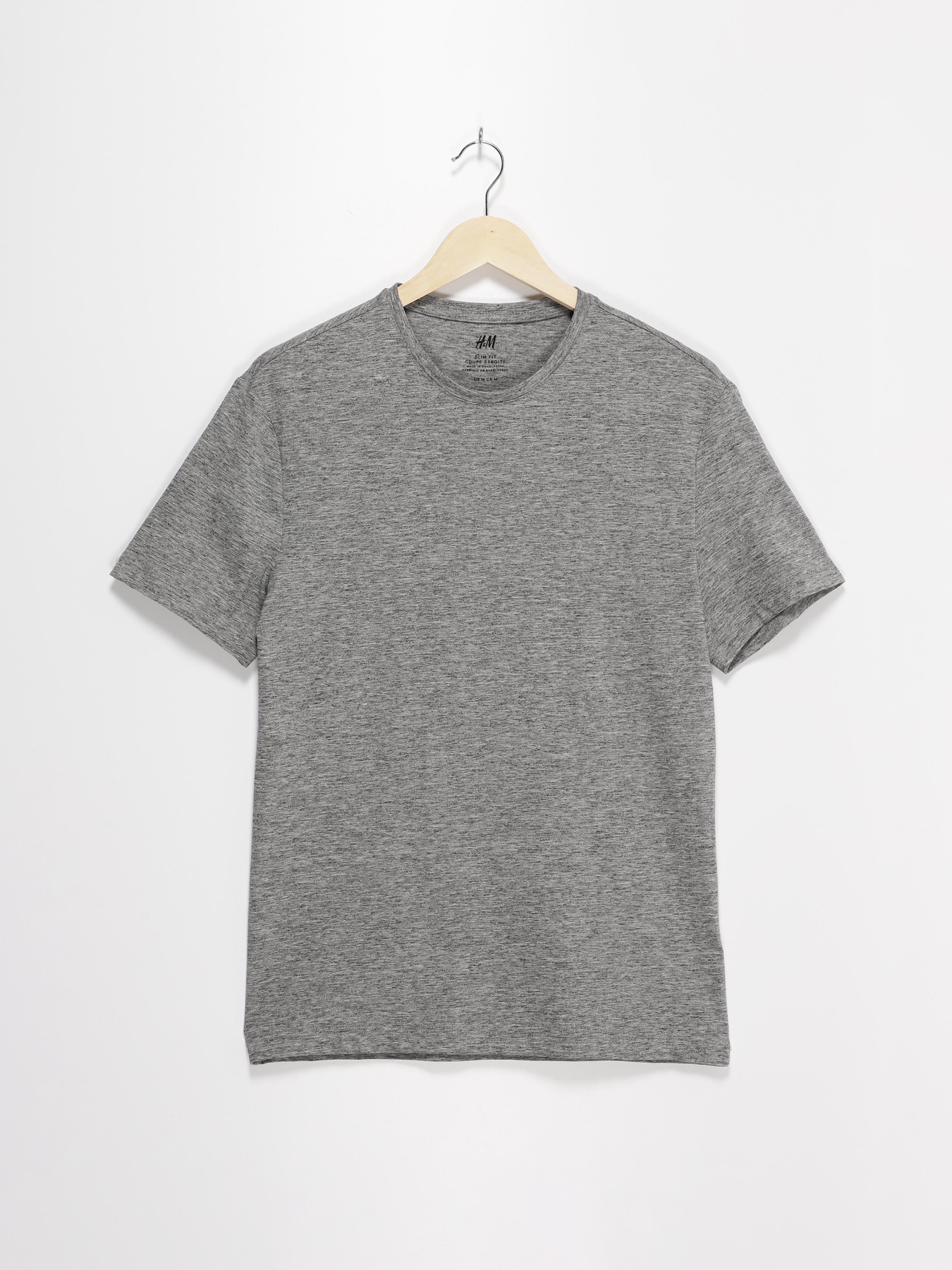 Футболка H&M модель 0570002_сірий Фото