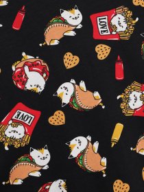 Свитшот H&M модель 0570474_чорний комб. Фото