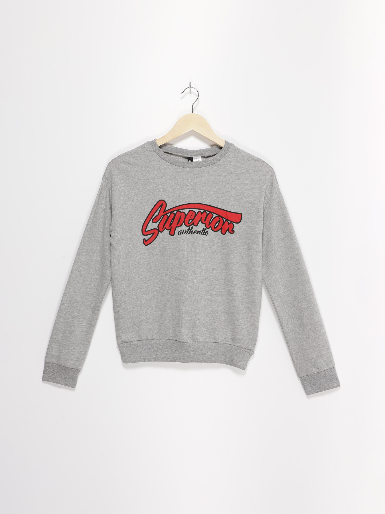 Свитшот H&M модель 05704741_сірий комб. Фото