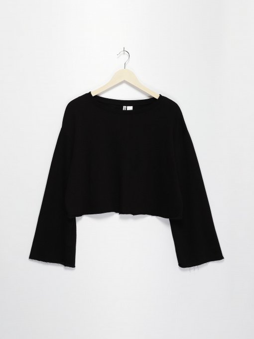 Лонгслив H&M модель 0572472_чорний Фото