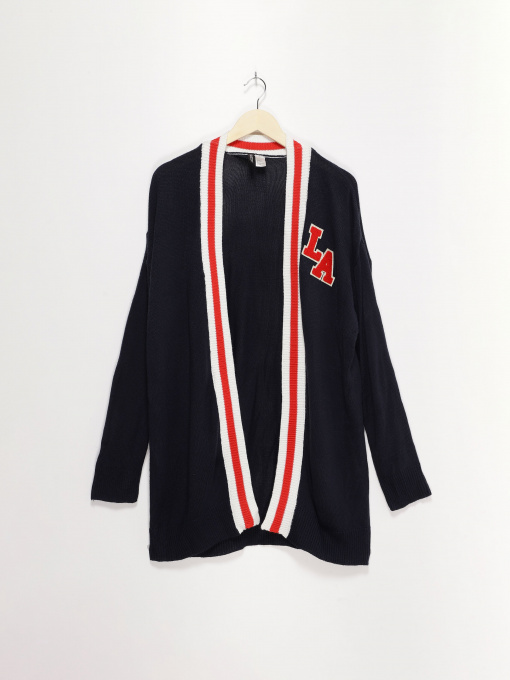 Кардиган H&M модель 0574063_т.синій комб. Фото