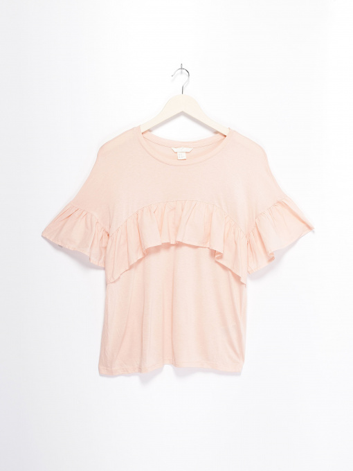 Футболка H&M модель 0580602_с.персиковий Фото