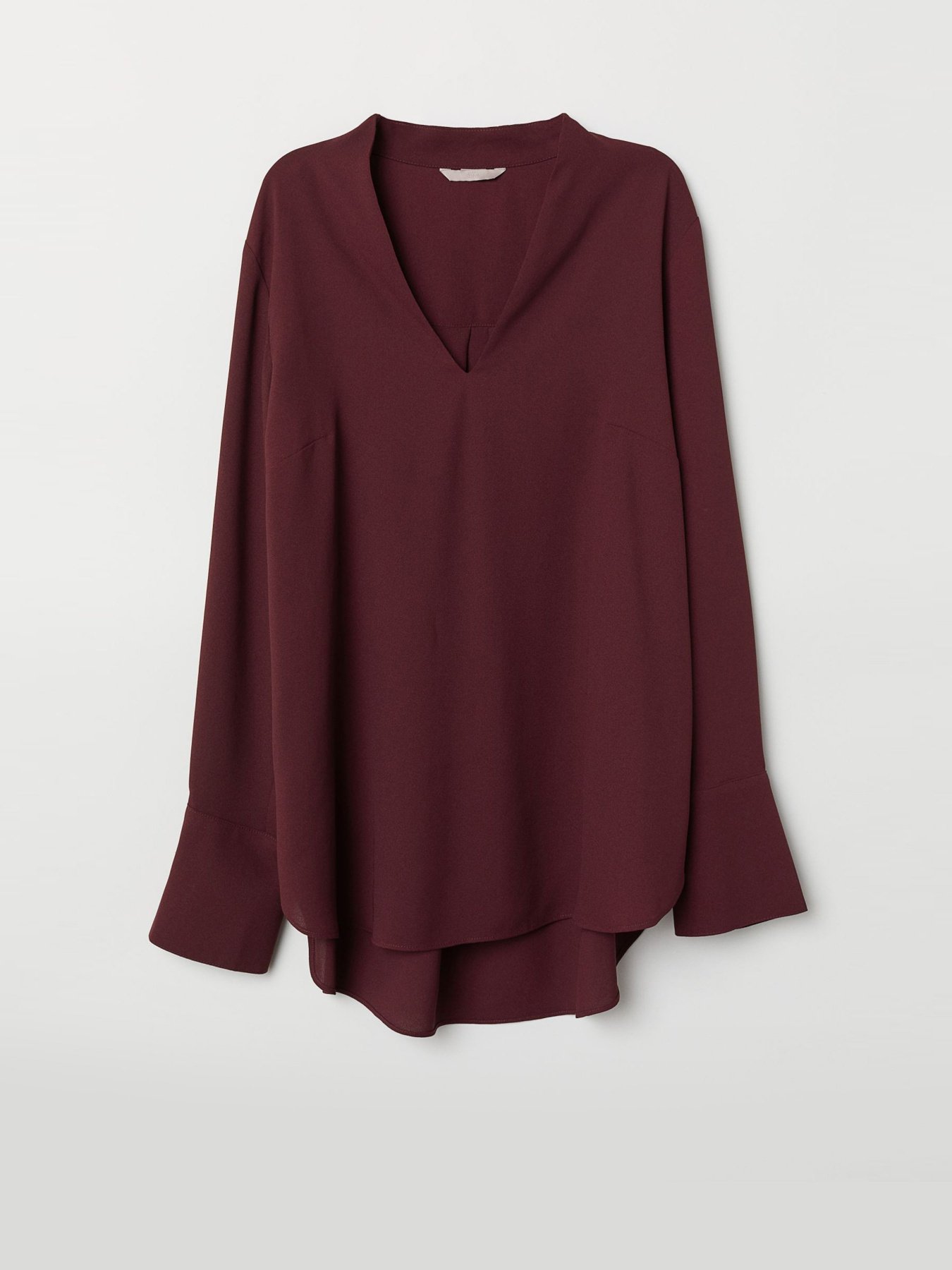 Блуза H&M модель 0674310_т.бордовий Фото