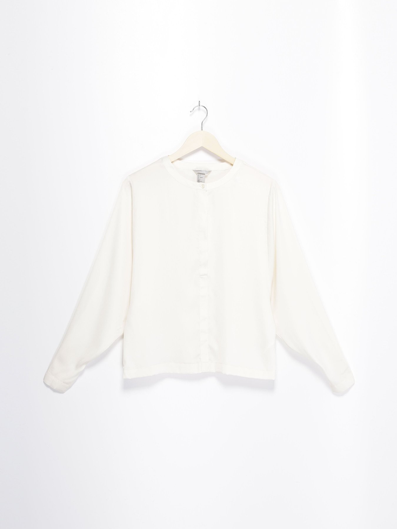 Блуза H&M модель 0585750_білий Фото