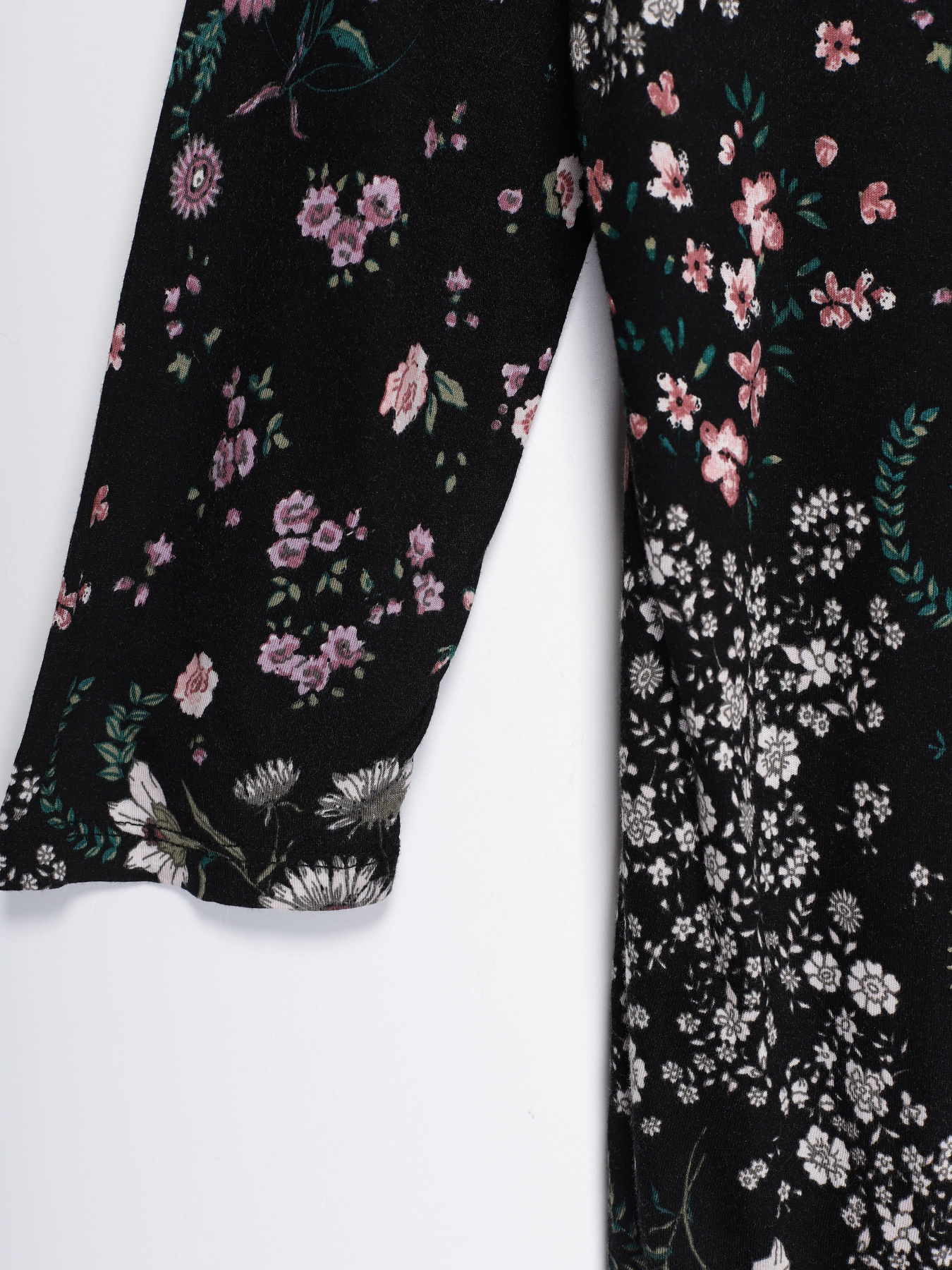 Блуза H&M модель 0586664_чорний комб. Фото