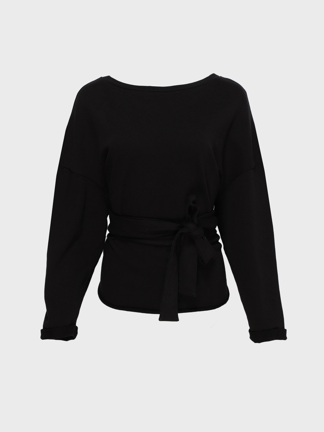 Лонгслив H&M модель 0592386_чорний Фото