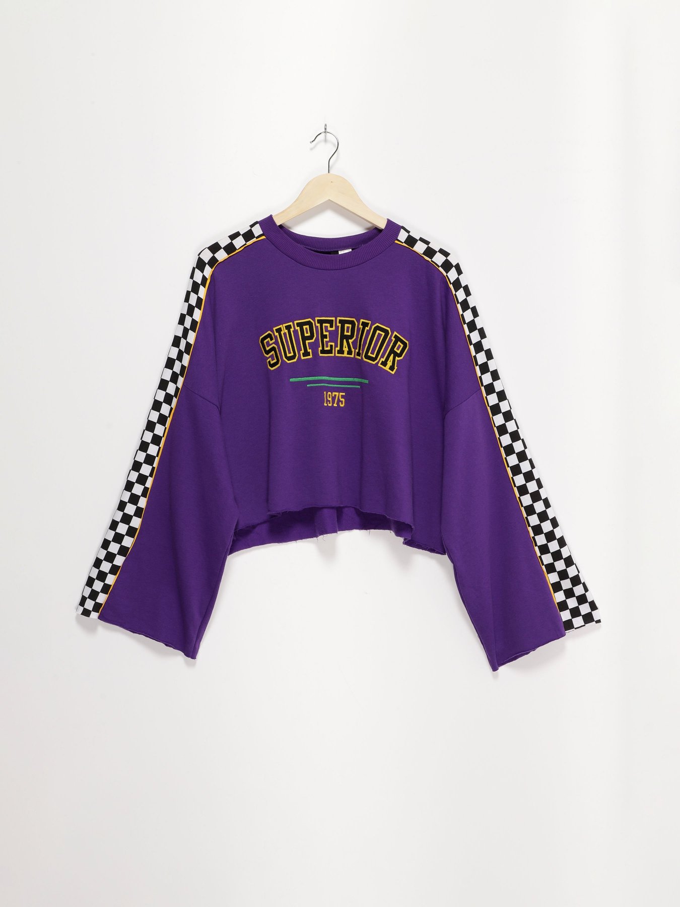 Лонгслів H&M модель 0592773_фіолетовий комб. Фото