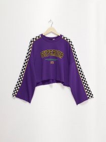 Лонгслив H&M модель 0592773_фіолетовий комб. Лонгслив H&M модель 0592773_фіолетовий комб. Фото