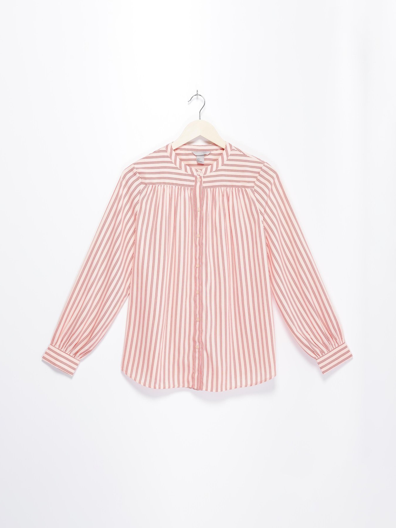 Блуза H&M модель 0595366_кремовий з червоним Фото