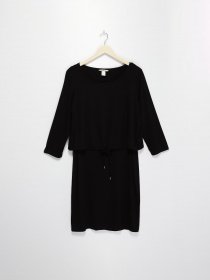 Платье мини H&M модель 0595402_чорний Фото