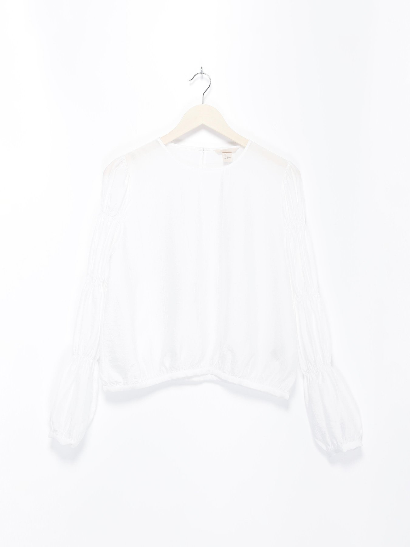 Блуза H&M модель 0598172_білий Фото