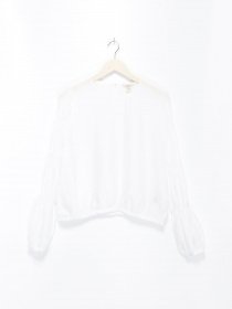 Блуза H&M модель 0598172_білий Фото