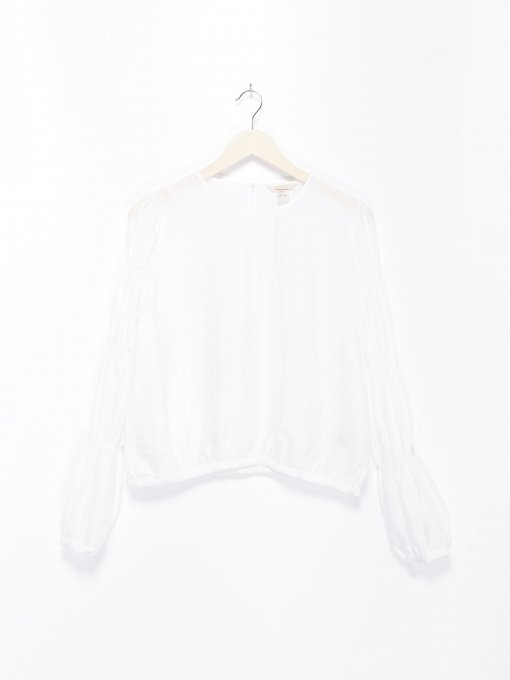 Блуза H&M модель 0598172_білий Фото