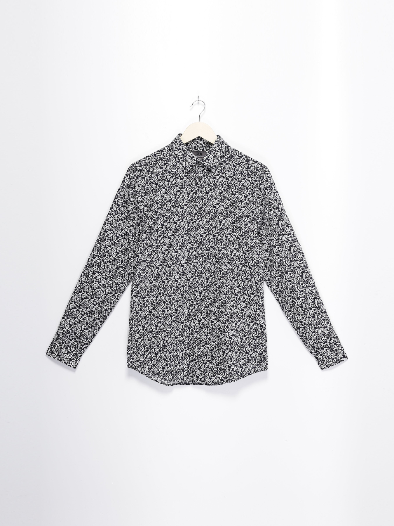 Сорочка повсякденна H&M модель 0606926_комб. Фото