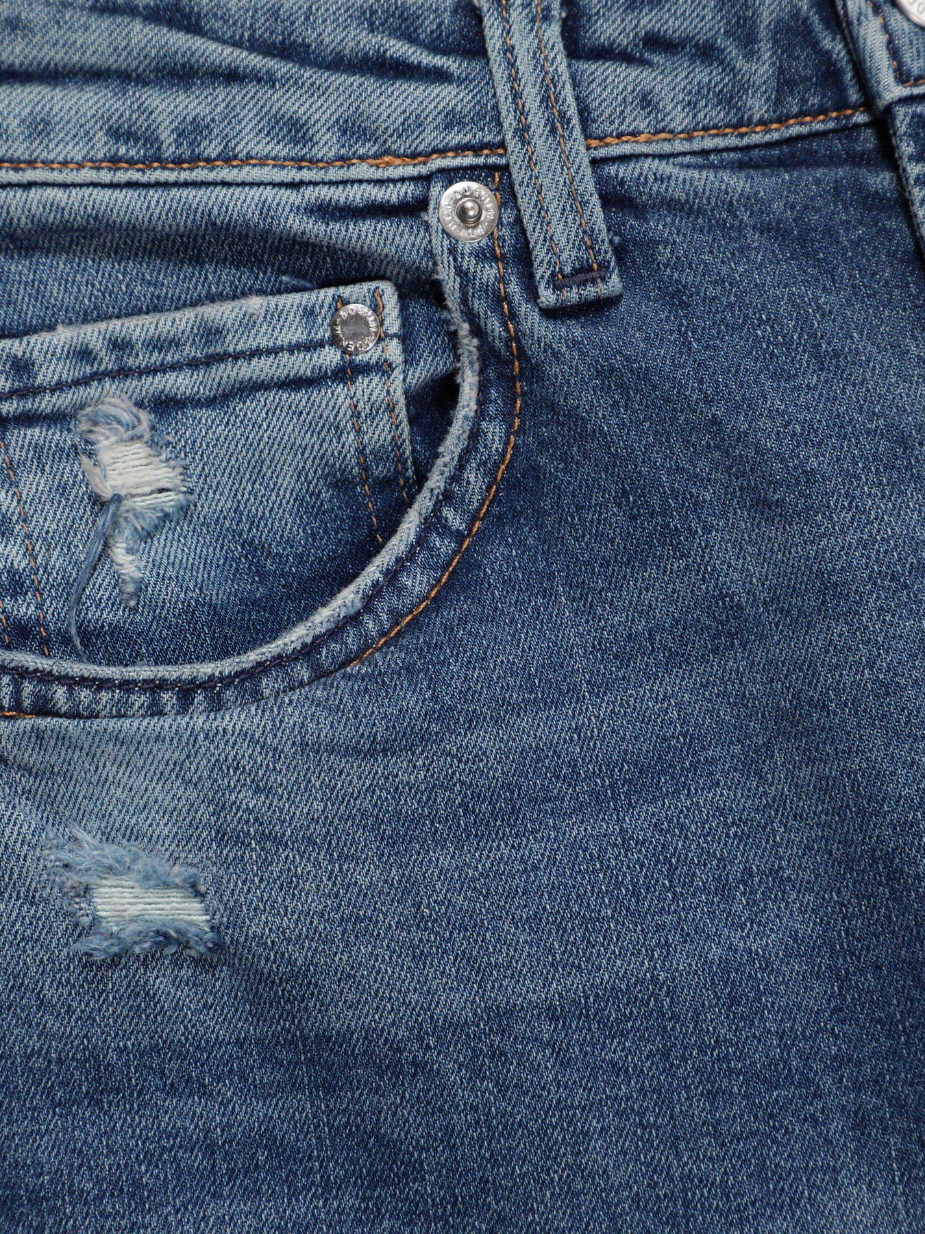 Прямые джинсы H&M модель 0607310_т.синій Фото