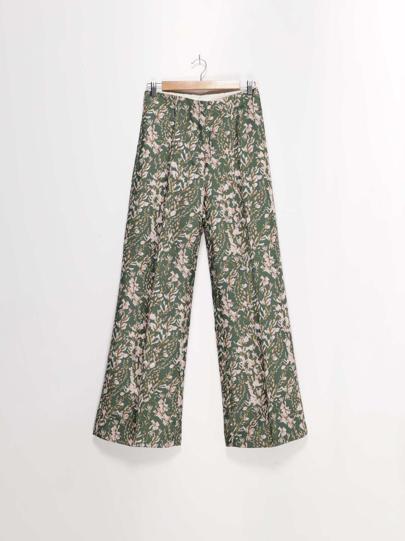 Повседневные штаны H&M модель 0613533_зелений комб. Фото