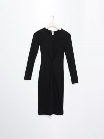 Платье мини H&M модель 0616222_чорний Фото