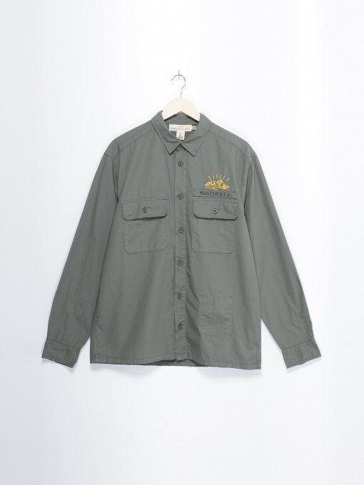 Рубашка H&M модель 0616819_хакі Фото