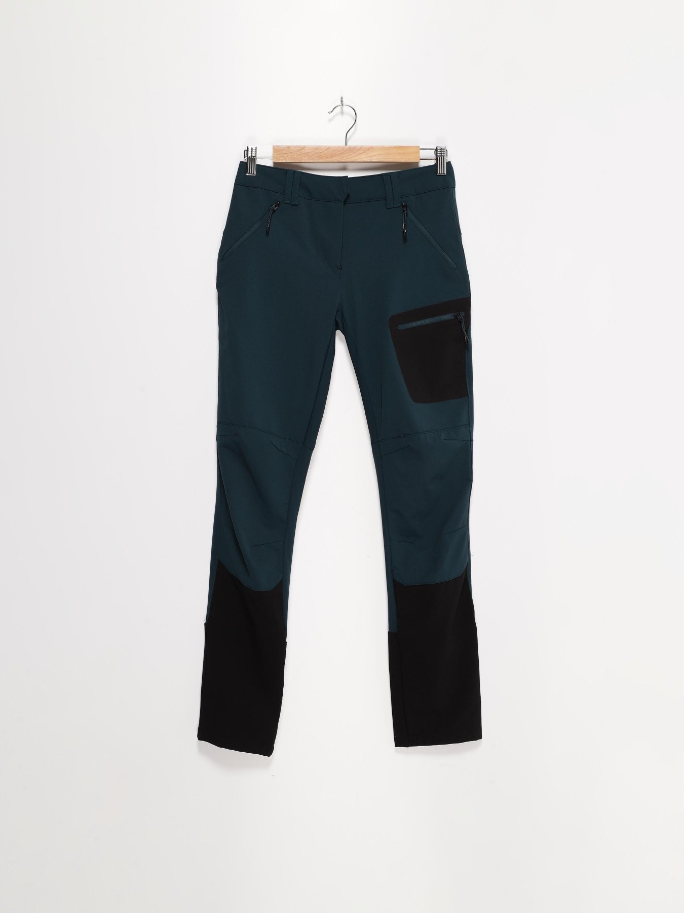 Повседневные штаны H&M модель 0617280_т.бірюзовий з чорним Фото