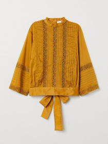 Блуза H&M модель 0685196_гірчичний Фото