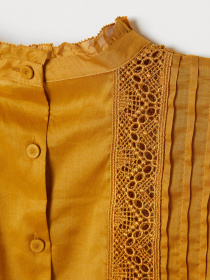 Блуза H&M модель 0685196_гірчичний Фото