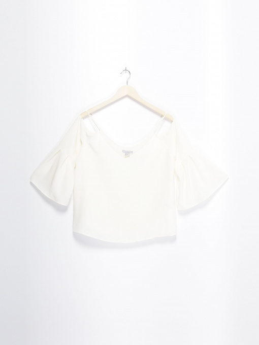 Блуза H&M модель 0620625_білий Фото