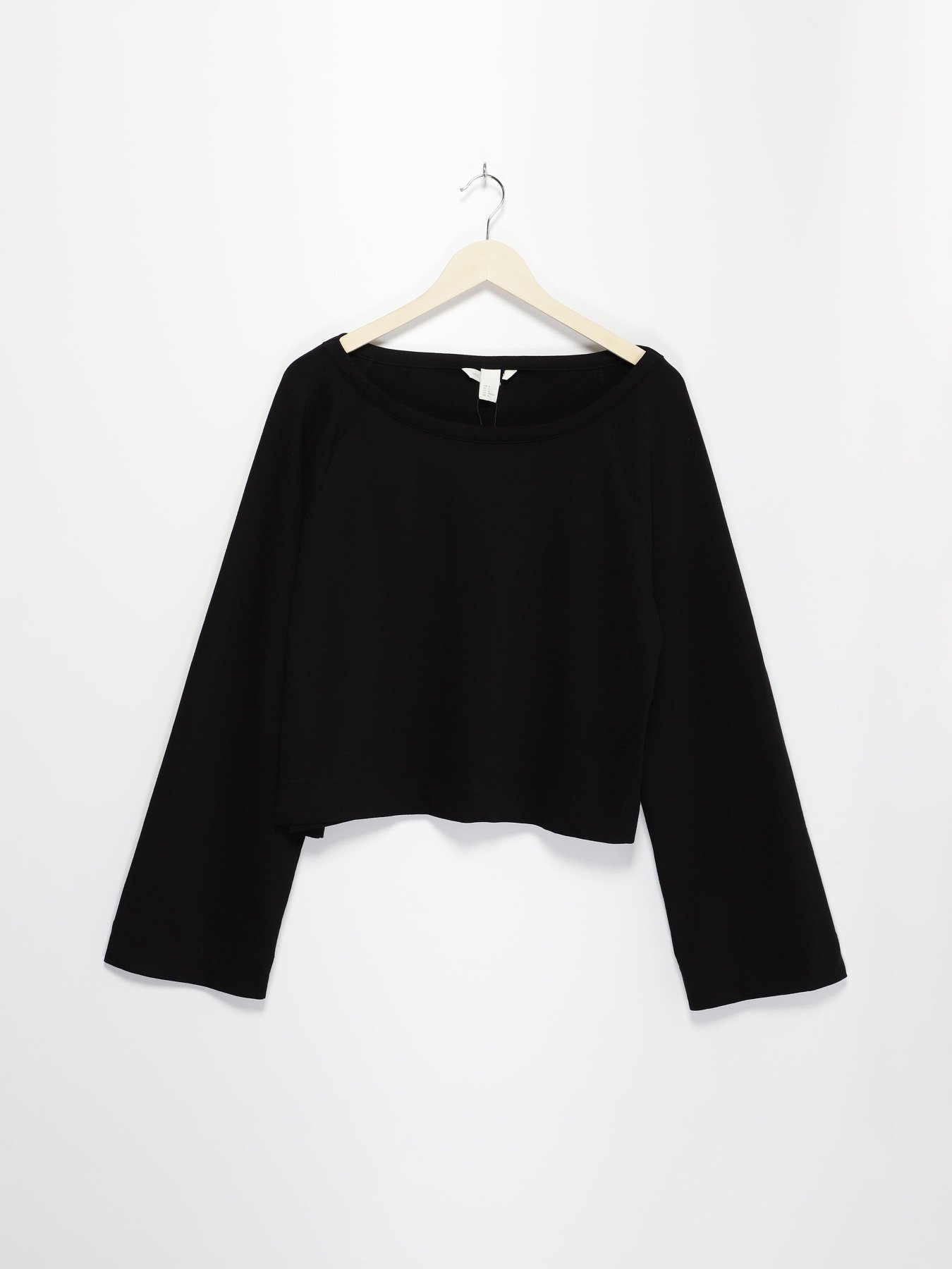 Лонгслив H&M модель 0622162_чорний Фото