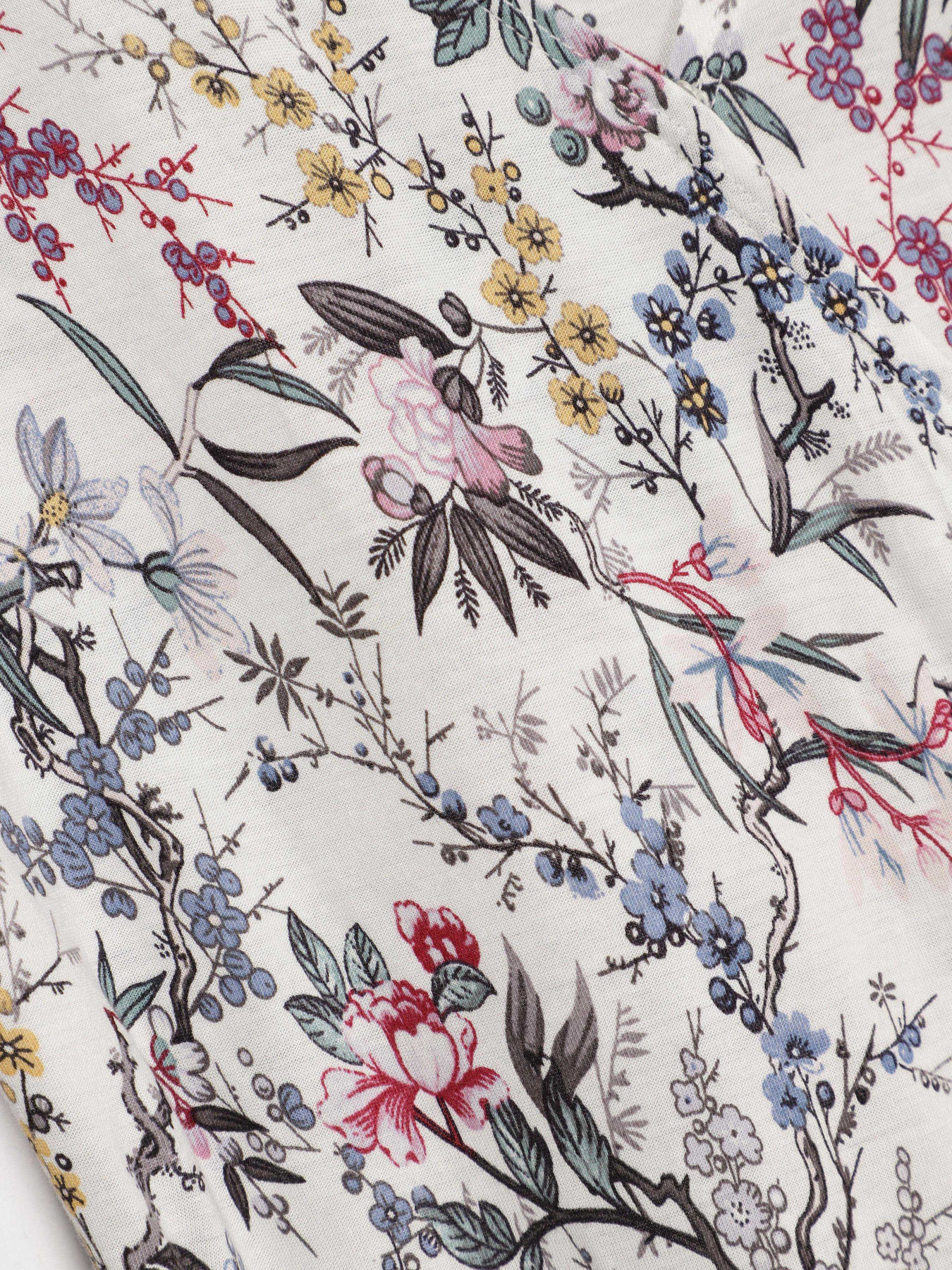 Блуза H&M модель 0622464_білий комб. Фото