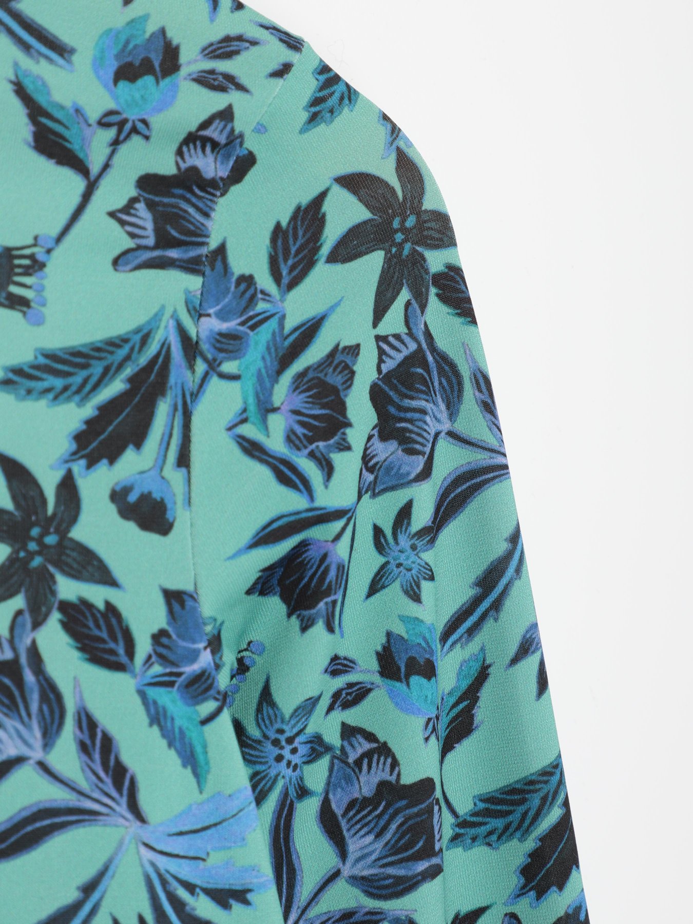 Водолазка H&M модель 0625063_зелений комб. Фото