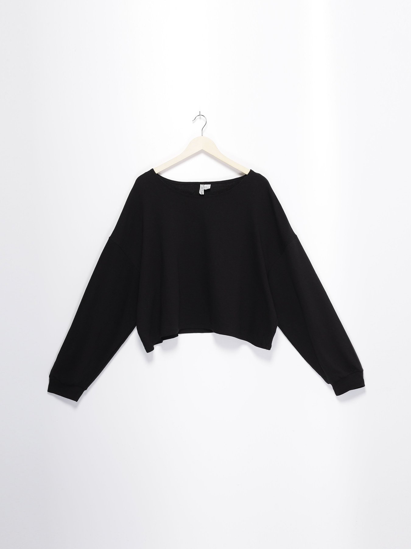 Лонгслів H&M модель 0625927_чорний Фото