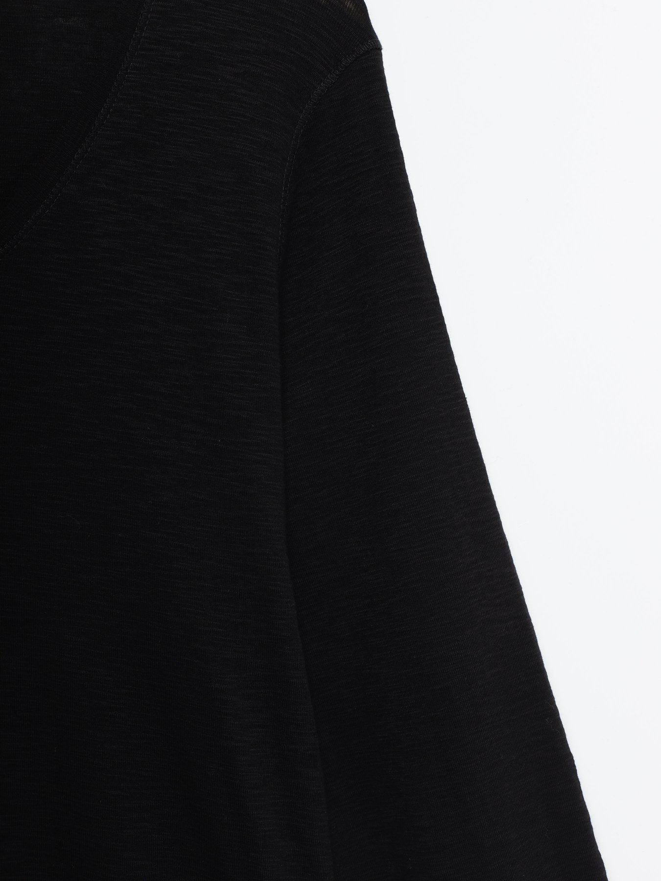 Лонгслів H&M модель 0626405_чорний Фото