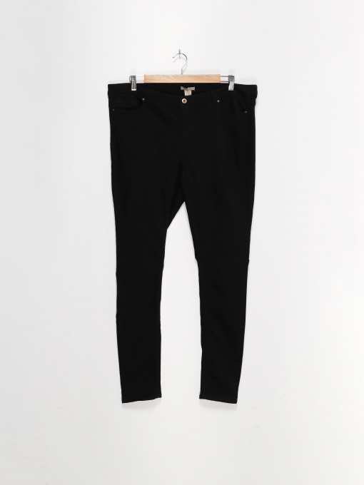 Повседневные штаны H&M модель 0630397_чорний Фото