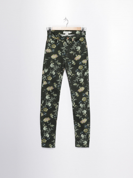 Повседневные штаны H&M модель 0632637_зелений комб. Фото